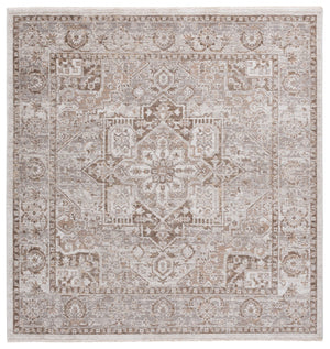Safavieh Hazel Area Rug - Luxurious Transitional Design For Enhanced Style And Comfort In Any Space Brown ,Ivory 50% Polyester,50% Polypropylene Hzl500t-4