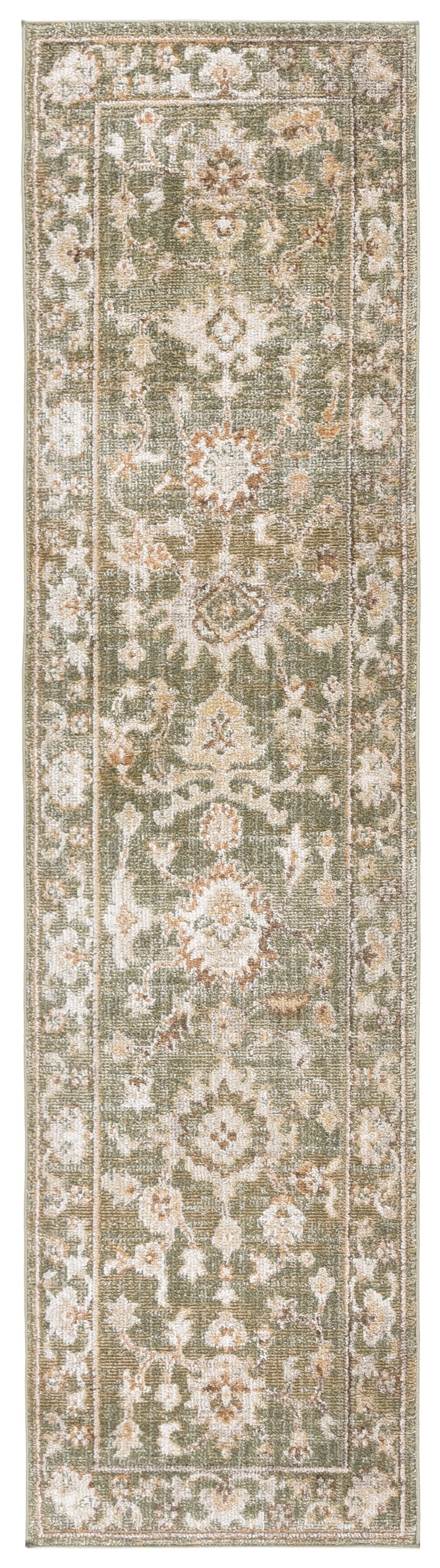 Safavieh Hazel Timeless Green And Ivory Area Rug — Low Pile, Power-Loomed In Turkey, Durable & Easy-Care 3'-0" x 5'-0" HZL504Y-3
