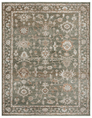 Safavieh Hazel Transitional Runner Area Rug - Elegant Turkish Design In Chic Color Combination For Any Space Green ,Ivory 50% Polyester,50% Polypropylene Hzl504y-5