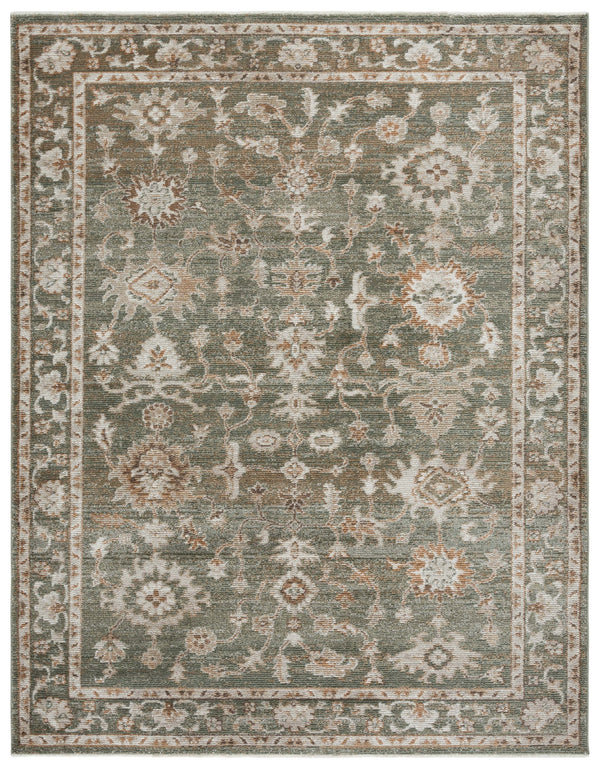 Safavieh Hazel Transitional Runner Area Rug - Elegant Turkish Design In Chic Color Combination For Any Space Green ,Ivory 50% Polyester,50% Polypropylene Hzl504y-5