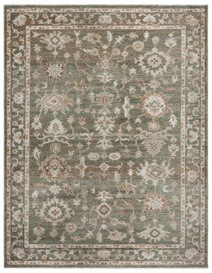 Safavieh Hazel Timeless Green And Ivory Area Rug — Low Pile, Power-Loomed In Turkey, Durable & Easy-Care 3'-0" x 5'-0" HZL504Y-3