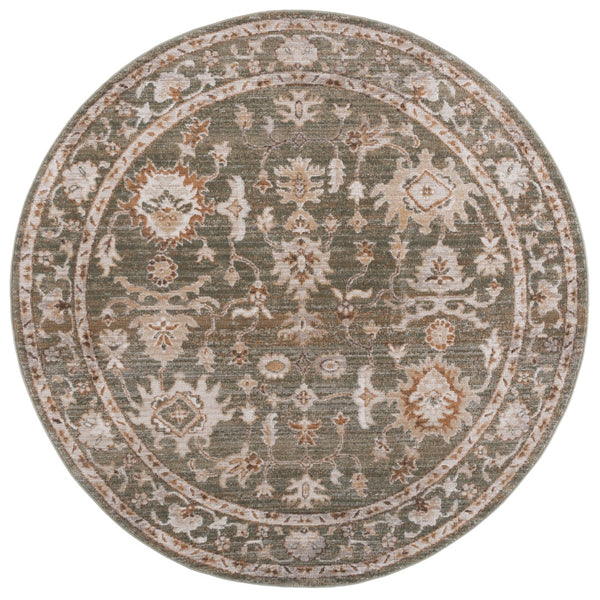 Safavieh Hazel Transitional Area Rug - Luxurious Power Loomed Design In Vibrant Green And Ivory Hues Green ,Ivory 50% Polyester,50% Polypropylene Hzl504y-9