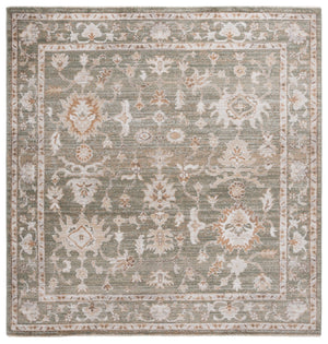 Safavieh Hazel Transitional Area Rug - Luxurious Power Loomed Design In Vibrant Green And Ivory Hues Green ,Ivory 50% Polyester,50% Polypropylene Hzl504y-9
