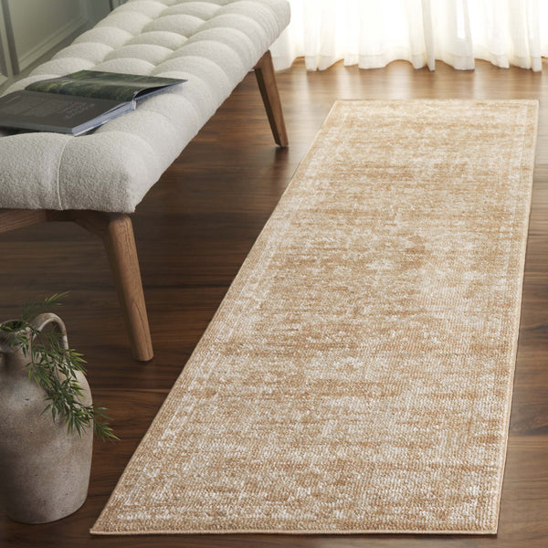 Safavieh Hazel Elegant Runner Area Rug - Luxurious Transitional Design For Hallways, Entryways, And More Gold ,Ivory 50% Polyester,50% Polypropylene Hzl506d-28