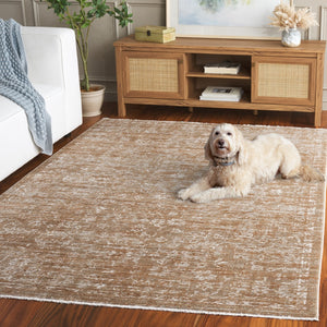 Safavieh Hazel Exquisite Area Rug - Timeless Elegance With Soft Touch And Durable Design For Any Home Space Gold ,Ivory 50% Polyester,50% Polypropylene Hzl506d-4