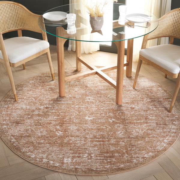 Safavieh Hazel Exquisite Area Rug - Timeless Elegance With Soft Touch And Durable Design For Any Home Space Gold ,Ivory 50% Polyester,50% Polypropylene Hzl506d-4