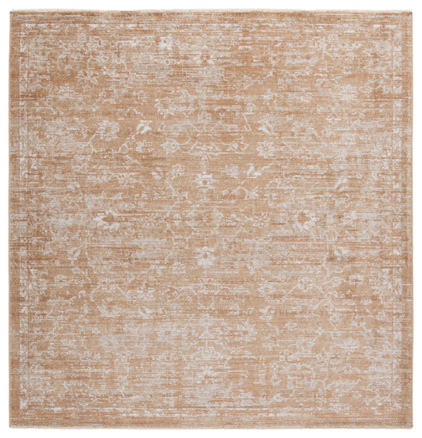 Safavieh Hazel Elegant Runner Area Rug - Luxurious Transitional Design For Hallways, Entryways, And More Gold ,Ivory 50% Polyester,50% Polypropylene Hzl506d-6sq