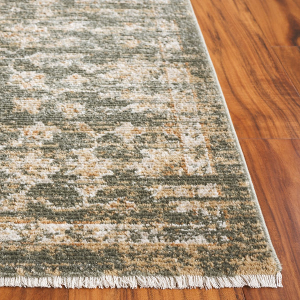 Safavieh Hazel Exquisite Area Rug - Timeless Elegance With Soft Touch And Durable Design For Any Home Space Green ,Beige 50% Polyester,50% Polypropylene Hzl506y-4