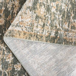 Safavieh Hazel Exquisite Area Rug - Timeless Elegance With Soft Touch And Durable Design For Any Home Space Green ,Beige 50% Polyester,50% Polypropylene Hzl506y-4