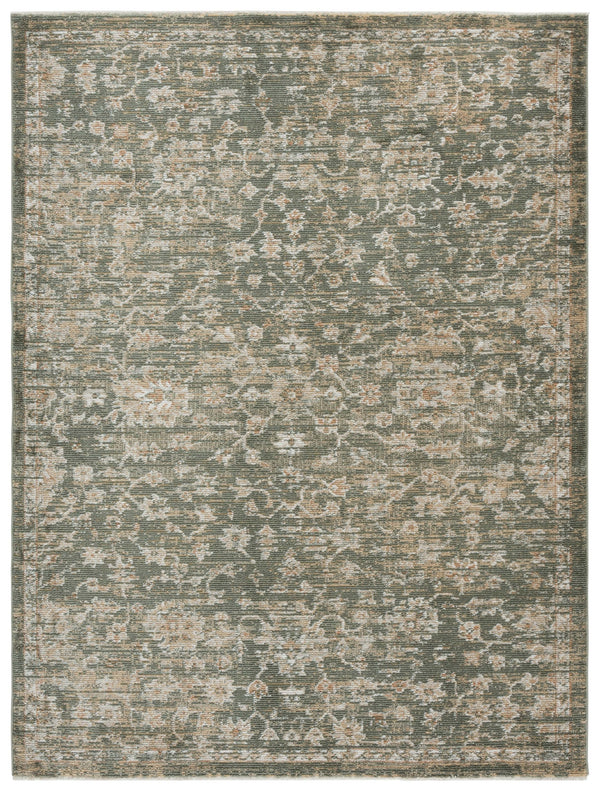 Safavieh Hazel Elegant Green Beige Area Rug With Subtle Floral Transitional Pattern, Power-Loomed Durability 3'-0" x 5'-0" HZL506Y-3