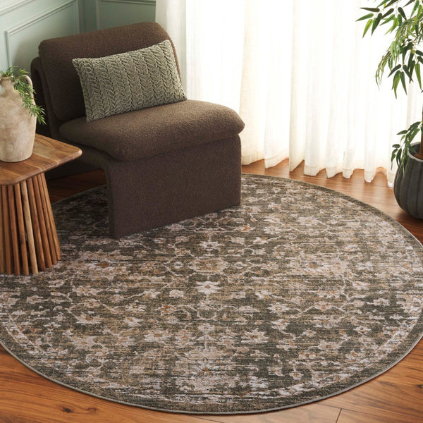 Safavieh Hazel Exquisite Area Rug - Timeless Elegance With Soft Touch And Durable Design For Any Home Space Green ,Beige 50% Polyester,50% Polypropylene Hzl506y-4