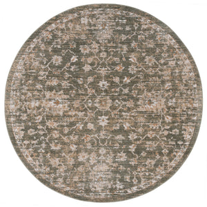 Safavieh Hazel Elegant Green And Beige Runner Rug — Low-Profile Floral Transitional Hallway Accent, Durable 2'-2" x 9'-0" HZL506Y-29