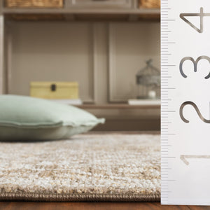 Safavieh Hazel Exquisite Runner Area Rug - Elegant Transitional Design For Hallways, Kitchens & Entryways Brown ,Ivory 50% Polyester,50% Polypropylene Hzl508t-5
