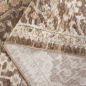 Safavieh Hazel Exquisite Runner Area Rug - Elegant Transitional Design For Hallways, Kitchens & Entryways Brown ,Ivory 50% Polyester,50% Polypropylene Hzl508t-5