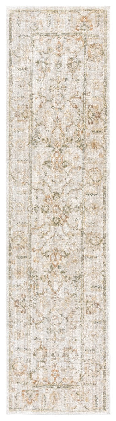 Safavieh Hazel Ivory Beige Solid Runner Rug Power Loomed Poly Blend for Hallways and Entryways HZL510A-27