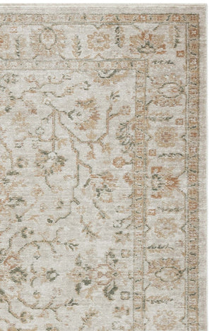 Safavieh Hazel Floral Vine Area Rug Distressed Ivory Beige Polypropylene Living Dining Room 6' x 9' HZL510A-6