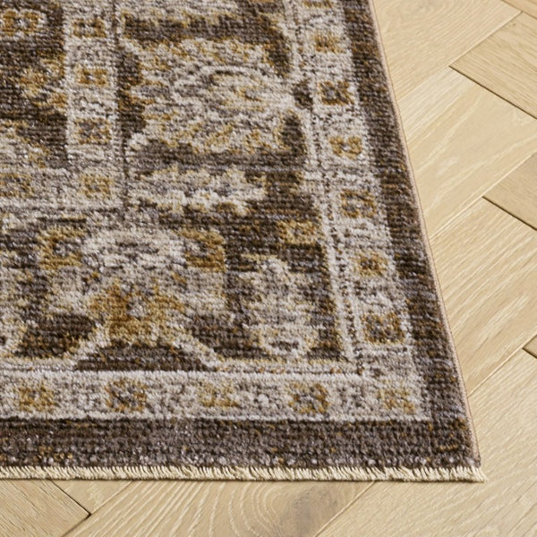 Safavieh Hazel Traditional Power Loomed Rug Neutral Brown Ivory Polypropylene Living Room HZL510T-9