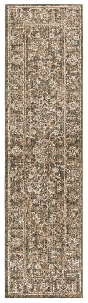 Safavieh Hazel Traditional Runner Rug Earthy Tones Polypropylene Blend for Hallway Entryway HZL510Y-28
