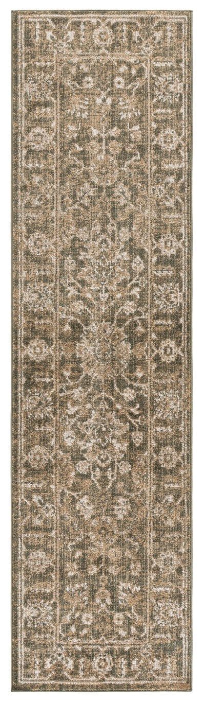 Safavieh Hazel Traditional Runner Rug Earthy Tones Polypropylene Blend for Hallway Entryway HZL510Y-28