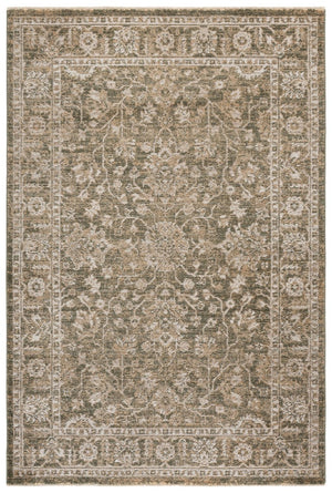 Safavieh Hazel Power Loomed Low Pile Area Rug in Earthy Tones for Living Room or Dining Space HZL510Y-6