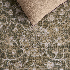 Safavieh Hazel Power Loomed Low Pile Area Rug in Earthy Tones for Living Room or Dining Space HZL510Y-6