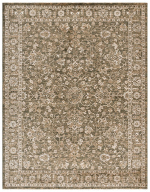 Safavieh Hazel Power Loomed Traditional Area Rug Soft Green Beige Tones for Living Spaces HZL510Y-9