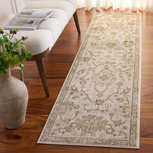 Safavieh Hazel Turkish Power Loomed Runner Rug Ivory Beige Neutral Hallway Entryway Decor HZL512A-28