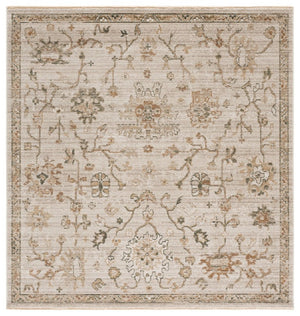 Safavieh Hazel Traditional Medallion Area Rug Power Loomed Ivory Beige Poly Blend Indoor HZL512A-6SQ