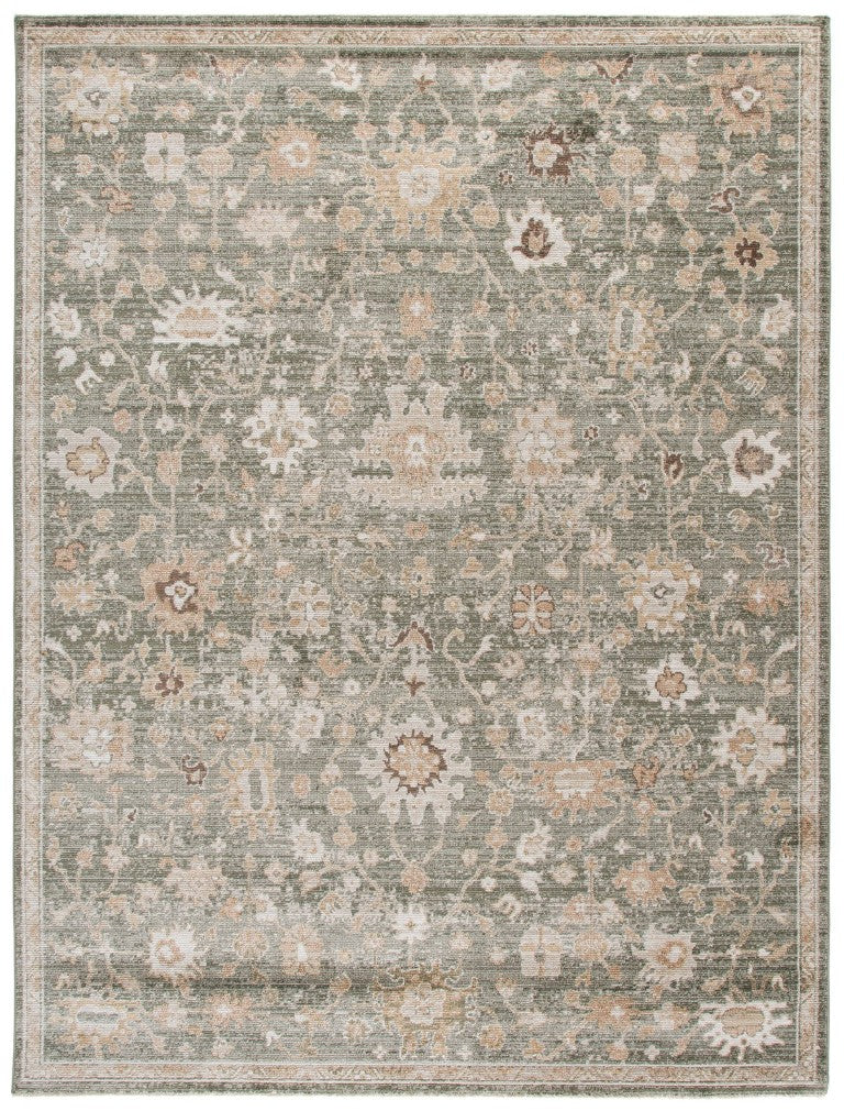 Safavieh Hazel Traditional Turkish Area Rug Polyester Blend Low Pile for Large Living Rooms HZL512Y-10
