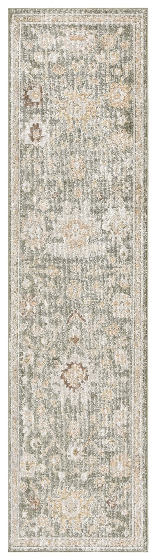 Safavieh Hazel Stunning Transitional Area Rug - Soft, Durable Design For A Stylish Living Space Upgrade Green ,Beige 50% Polyester,50% Polypropylene Hzl512y-9