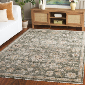 Safavieh Hazel Transitional Area Rug - Elegant Medium Rectangle Design For Contemporary Home Décor Delight Green ,Beige 50% Polyester,50% Polypropylene Hzl512y-5