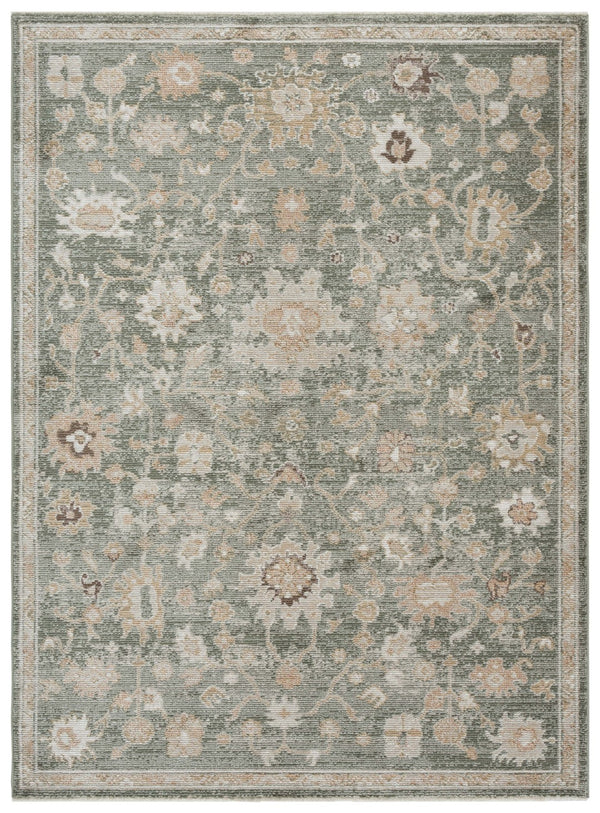 Safavieh Hazel Stunning Transitional Area Rug - Soft, Durable Design For A Stylish Living Space Upgrade Green ,Beige 50% Polyester,50% Polypropylene Hzl512y-9