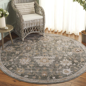 Safavieh Hazel Transitional Area Rug - Elegant Medium Rectangle Design For Contemporary Home Décor Delight Green ,Beige 50% Polyester,50% Polypropylene Hzl512y-6r