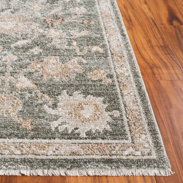 Safavieh Hazel Turkish Power Loomed Area Rug Soft Green Beige Blend for Living Dining Rooms HZL512Y-6