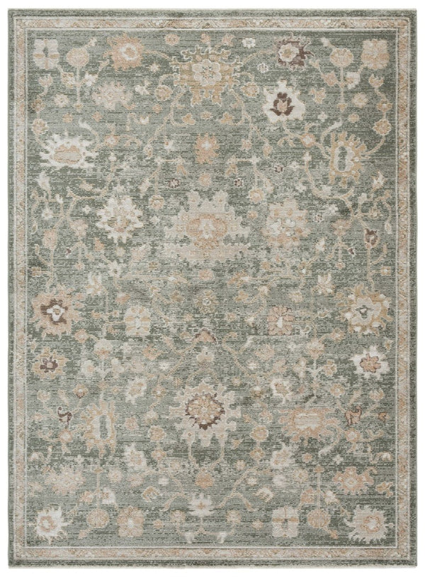 Safavieh Hazel Turkish Power Loomed Area Rug Soft Green Beige Blend for Living Dining Rooms HZL512Y-6
