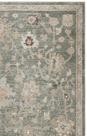 Safavieh Hazel Turkish Power Loomed Area Rug Soft Green Beige Blend for Living Dining Rooms HZL512Y-6