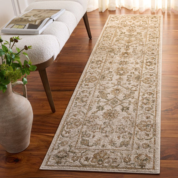 Safavieh Hazel Power Loomed Turkish Runner Rug Soft Ivory Beige Tonal Hallway Accent HZL514A-28