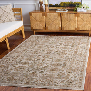 Safavieh Hazel Traditional Ivory Beige Area Rug Power Loomed in Turkey for Living Spaces HZL514A-5