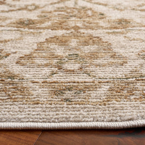Safavieh Hazel Traditional Round Area Rug Ivory Beige Power Loomed Plush Neutral Living Room HZL514A-6R