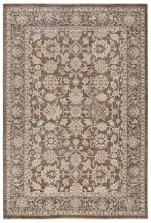 Safavieh Hazel Traditional Area Rug Poly Blend Neutral Tones for Living and Dining Rooms HZL514T-5