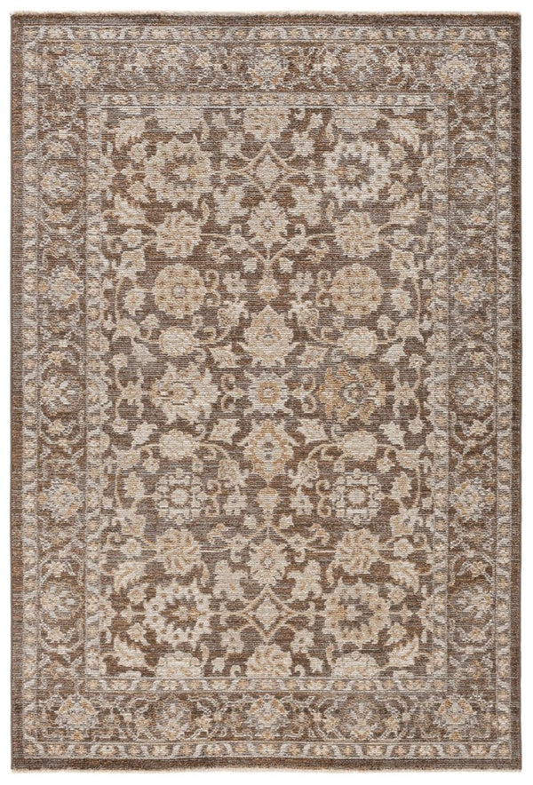 Safavieh Hazel Traditional Area Rug Poly Blend Neutral Tones for Living and Dining Rooms HZL514T-5