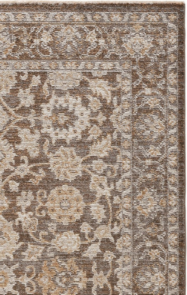 Safavieh Hazel Traditional Area Rug Poly Blend Neutral Tones for Living and Dining Rooms HZL514T-5