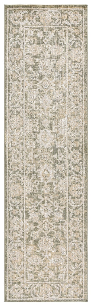 Safavieh Hazel Traditional Runner Rug Power Loomed Polyester Blend for Hallways and Entryways HZL514Y-211