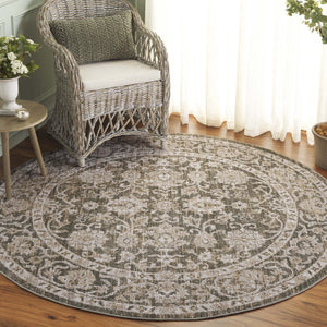 Safavieh Hazel Elegant Area Rug – Luxurious Power-loomed Runner For Comfort And Style In Any Home Space Green ,Beige 50% Polyester,50% Polypropylene Hzl514y-6r
