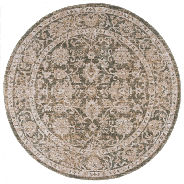 Safavieh Hazel Elegant Area Rug – Luxurious Power-loomed Runner For Comfort And Style In Any Home Space Green ,Beige 50% Polyester,50% Polypropylene Hzl514y-6r