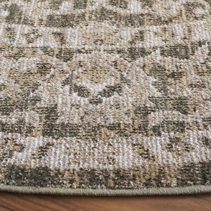 Safavieh Hazel Round Area Rug Soft Green Beige Traditional Turkish Power Loomed Living Room HZL514Y-8R