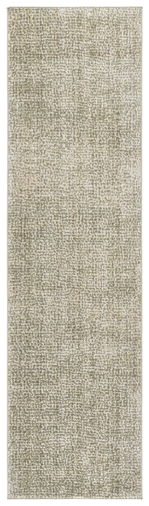 Safavieh Hazel Elegant Transitional Runner Rug, Soft Durable Fabric, Ideal For Modern & Classic Decor Spaces Green ,Beige 50% Polyester,50% Polypropylene Hzl516y-28