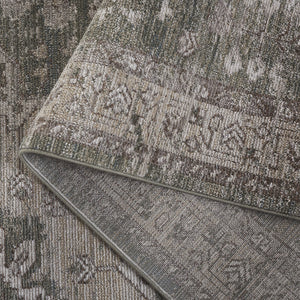 Safavieh Hazel Round Turkish Area Rug In Green Beige Traditional Motif, Low-Pile Power-Loomed, Durable Elegance 6'-0" x 6'-0" HZL518Y-6R