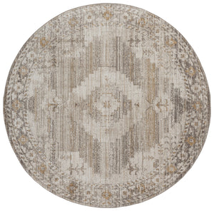 Safavieh Hazel Timeless Beige & Ivory Power-Loomed Area Rug — Low-Profile, Durable Traditional Motif 8X10 8'-0" x 10'-0" HZL520B-8