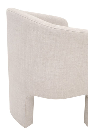 Essentials For Living Hall Arm Chair - Chic Modern Design With Stain-resistant Upholstery For Stylish, Cozy Interiors Performance Bisque French Linen  6489up.Bis